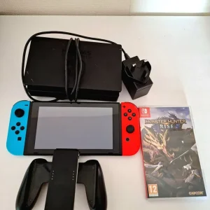Nintendo Switch Original Improved Battery + Monster Hunter Rise