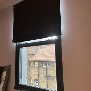 Roller blackout blind dark denim blue VGC - Image 5