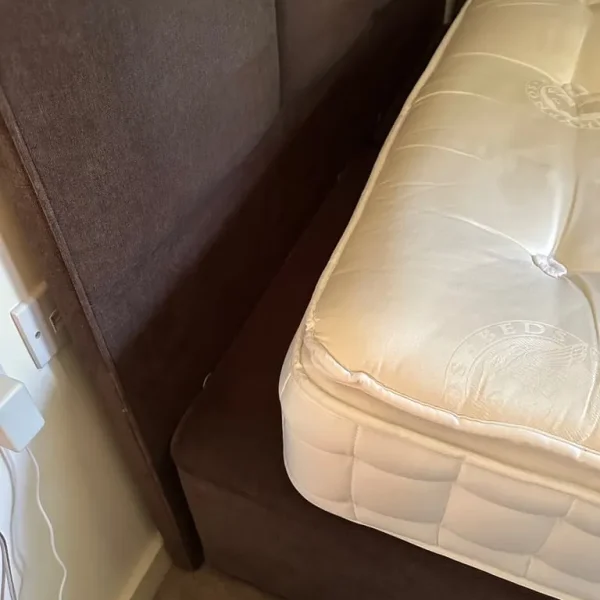 Super King divan set with headboard