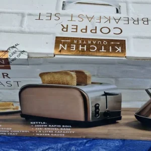 Kitchen Quarter Copper Breakfast Set - Image 2