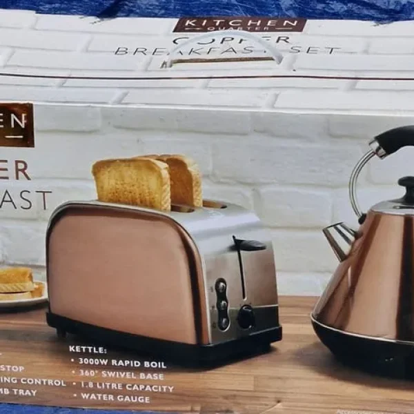 Kitchen Quarter Copper Breakfast Set