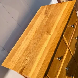 Solid Oak Chest of Drawers 8 - Image 3