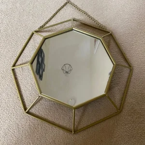 Octagonal Metal Mirror