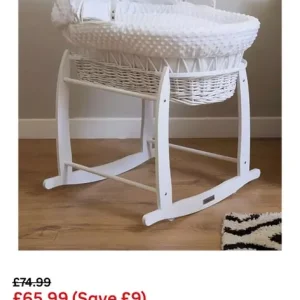 Moses basket with stand - Image 5