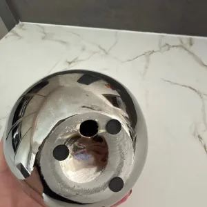 Sliver Ceramic Apple Decor - Image 3