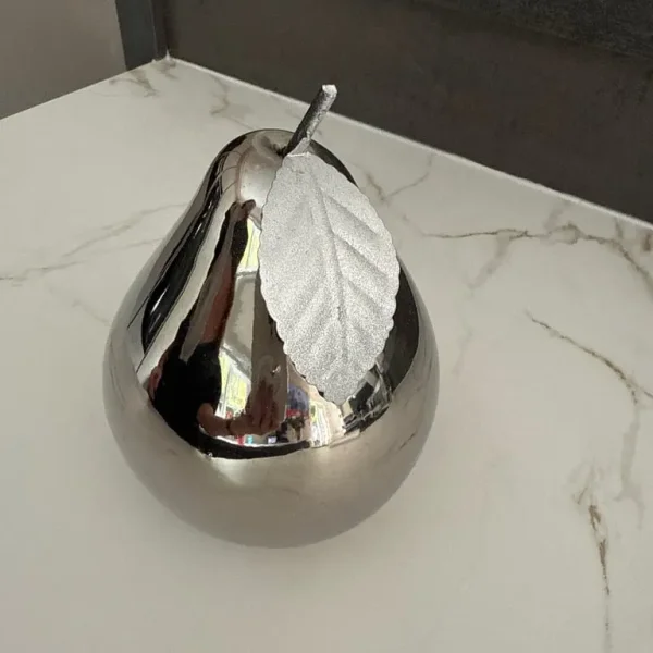 Sliver Ceramic Apple Decor