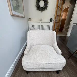 2 x upholstered occasional / accent chairs - Image 2