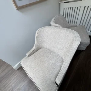 2 x upholstered occasional / accent chairs - Image 6