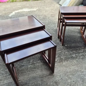 Vintage Retro GPlan G Plan Nest of 3 Tables Two Sets Scandi Style Coffee Tables - Image 2
