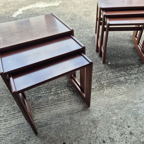 Vintage Retro GPlan G Plan Nest of 3 Tables Two Sets Scandi Style Coffee Tables