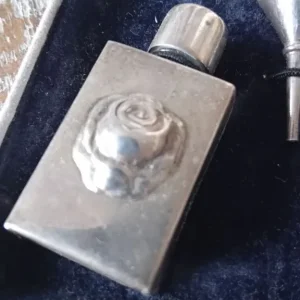 Silver Antique Perfume Bottle - Image 2