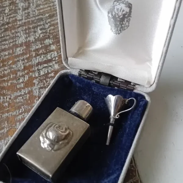 Silver Antique Perfume Bottle