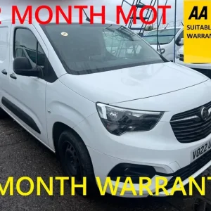 2022 Vauxhall Combo 2300 1.5 Turbo D 100ps H1 Sportive Van [6 Speed] PANEL VAN Diesel Manual