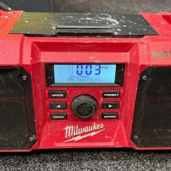 Milwaukee M18JSRDAB+ Corded/ Cordless Job Site DAB+ Radio - USED - BODY ONLY