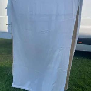 Wooden wardrobe with cotton cover - Image 2