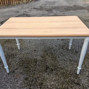 IKEA DANDERYD Dining table, oak veneer/white & 4 Ingolf Chairs FREE DELIVERY 037 - Image 7