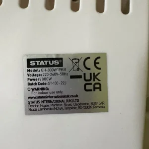 Status Quartz heater 800W - Image 3