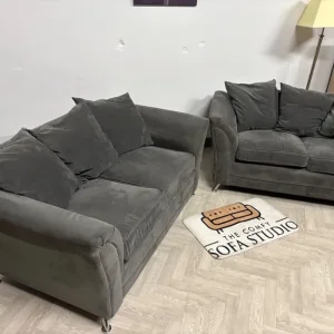 Grey 2 Seater Sofa Set – FREE DELIVERY AVAILABLE - Image 6