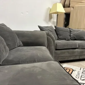 Grey 2 Seater Sofa Set – FREE DELIVERY AVAILABLE - Image 7