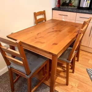 Dining table with 4 chairs