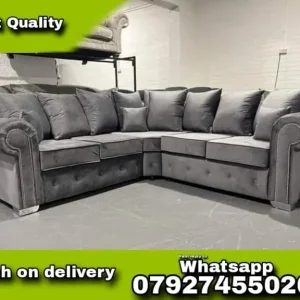 Ashwin Sofa 2 Seater and 3 Seater Corner with Stool Well