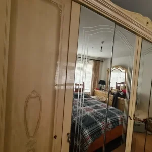 6 door beige wardrobe - Image 6