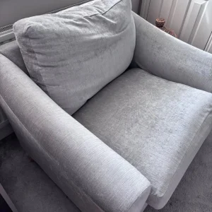 Grey Laura Ashley Loveseat - Image 3