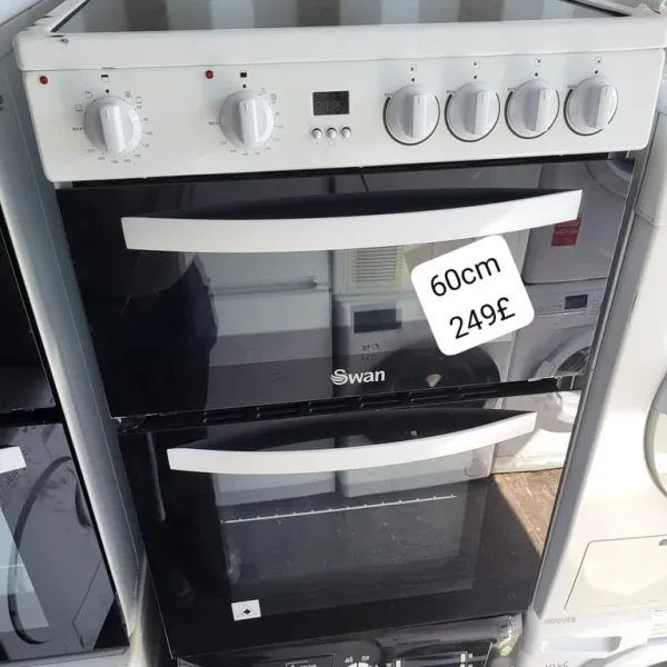 Offer!!!!! Double Oven Electric Cooker Ceramic Hob Excellent Condition Free Delivery Contact Fast!!