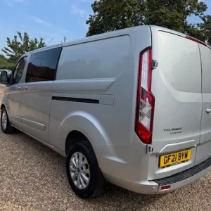 2021 Ford Transit Custom 2.0 EcoBlue 130ps Low Roof D/Cab Limited Van Auto, NO VAT !! PANEL VAN D... - Image 3