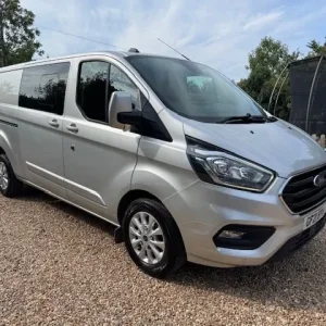2021 Ford Transit Custom 2.0 EcoBlue 130ps Low Roof D/Cab Limited Van Auto, NO VAT !! PANEL VAN D...