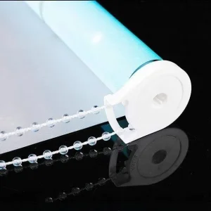 Blue Floral Patterned Blackout Window Roller Shades/Blinds 100W x 120L/H - Image 2