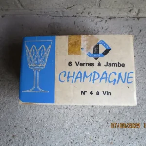 Champagne Stemmed Crystal Glasses