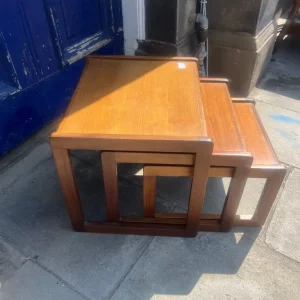 Mid Century Nest of 3 Tables , great shape . Good quality . - Image 3