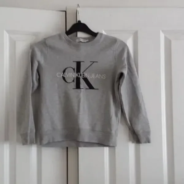 Boys Grey Calvin Klein Jumper (Size 8)