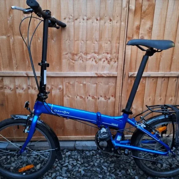Dahon Mariner D8 Folding Bike - 20 Inch Wheel - Blue Excelent Condition