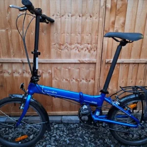 Dahon Mariner D8 Folding Bike - 20 Inch Wheel - Blue Excelent Condition