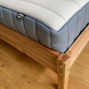 Ikea Tarva Double Bed frame and Valevåg mattress - Image 2