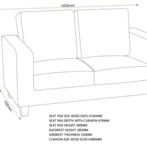 Couch in perfect condition *ideal for small spaces* - Image 6