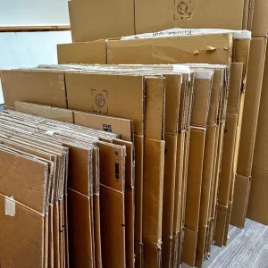 80 moving boxes, used once