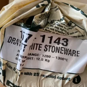 FREE - Collection only 2 part used bags of Draycott White & Staffordshire Stoneware Clay for pottery - Image 3