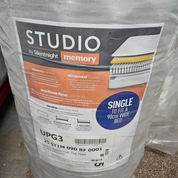 Silentnight Studio Memory 1000 Pocket Mattress – Single