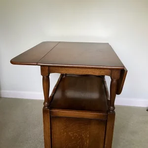 Oak Supper Trolley, Table or TV Stand - Image 6