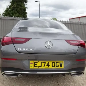2024 74 REG MERCEDES BENZ CLA 200 AMG LINE EXECUTIVE AUTO DAMAGED SALVAGE - Image 2