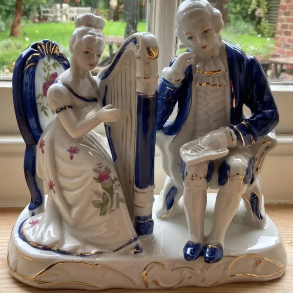 3 fine china figures, see photos