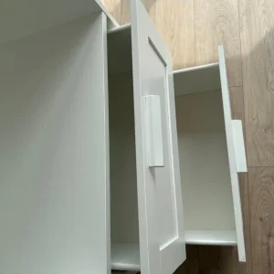 IKEA White Bookcase – 5 Shelves + 2 Drawers, Great Condition - Image 4