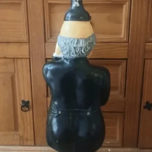 Funny Old Man Toilet Roll Holder – Black – Quirky Bathroom Decor - Image 6