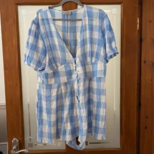 ASOS gingham Playsuit Size 16