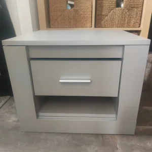Grey bedside drawers/occasional table