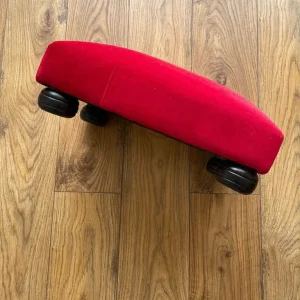 Velvet foot stool - Image 2