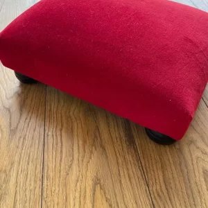 Velvet foot stool